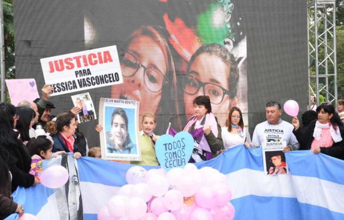 MARCHA POR CECILIA STRZYZOWSKI Gloria Romero: “No quiero venganza, quiero justicia y que nadie me use para ninguna campaña”