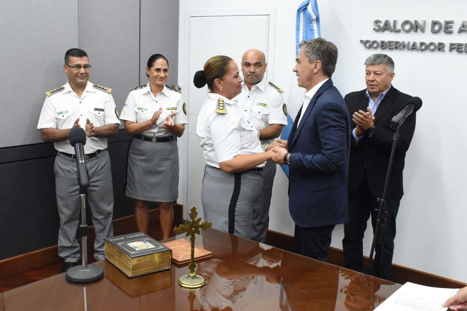 ZDERO PUSO EN FUNCIONES A LAS NUEVAS AUTORIDADES DEL SERVICIO PENITENCIARIO PROVINCIAL