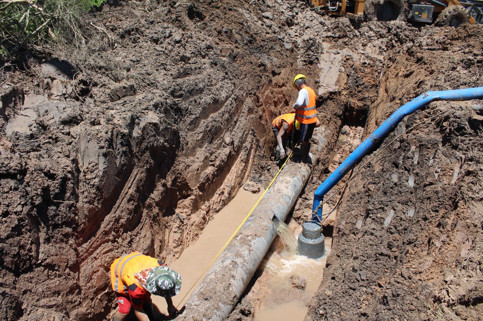 *SAMEEP REPAR&Oacute; EL ACUEDUCTO NORTE Y SE RESTABLECE EL SERVICIO DE AGUA POTABLE*