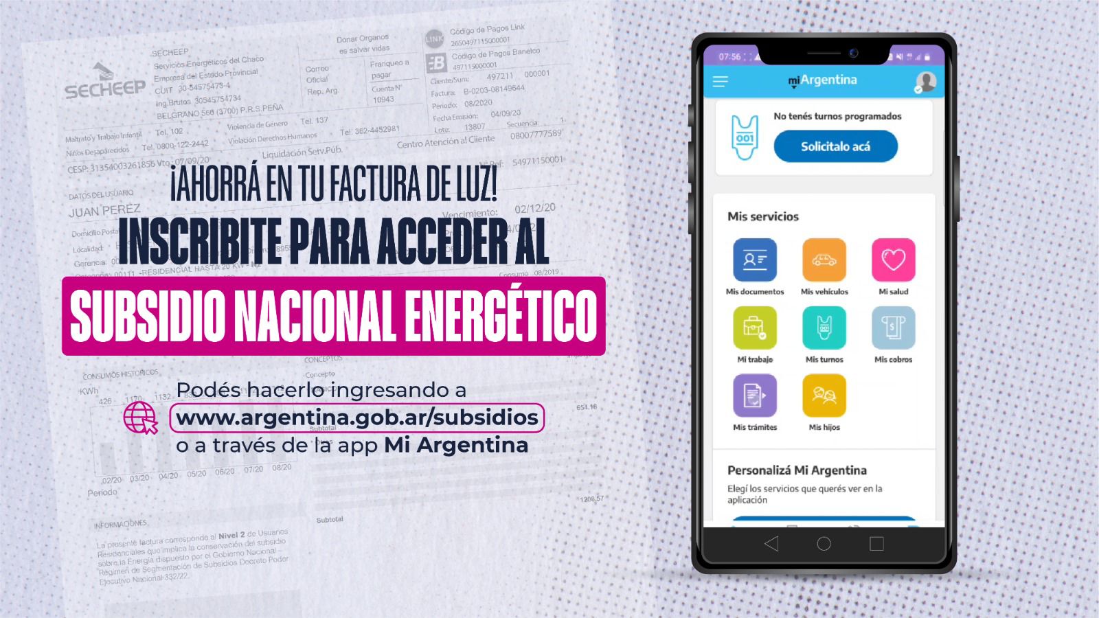 _Ante la llegada del verano y los consumos elevados_ *SECHEEP REITERA LA IMPORTANCIA DE ADHERIRSE AL SUBSIDIO NACIONAL PARA MITIGAR LOS COSTOS DE LA LUZ*