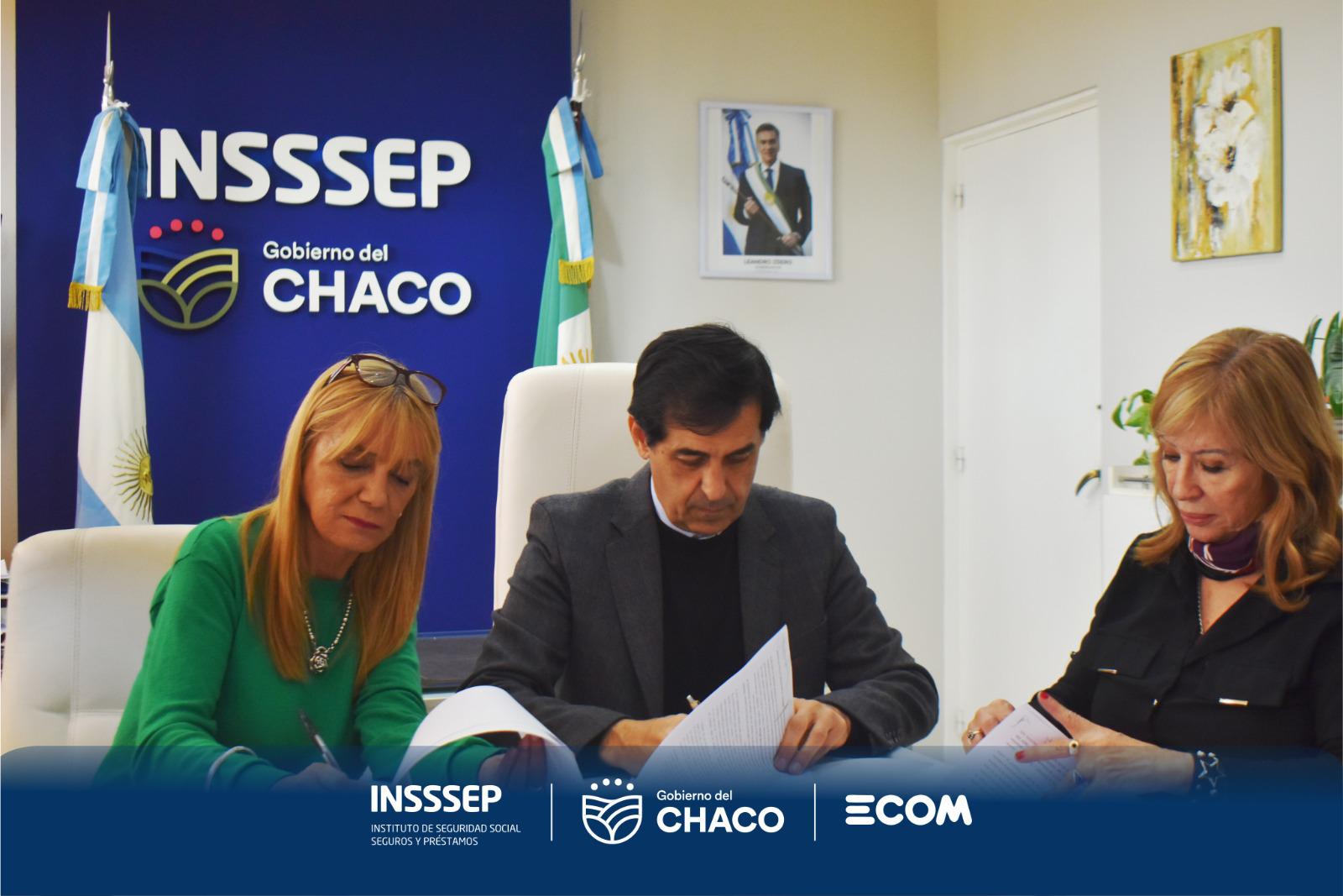 ACUERDO ENTRE INSSSEP Y ECOM PARA EL RECONOCIMIENTO Y REFINANCIACIÓN DE DEUDA