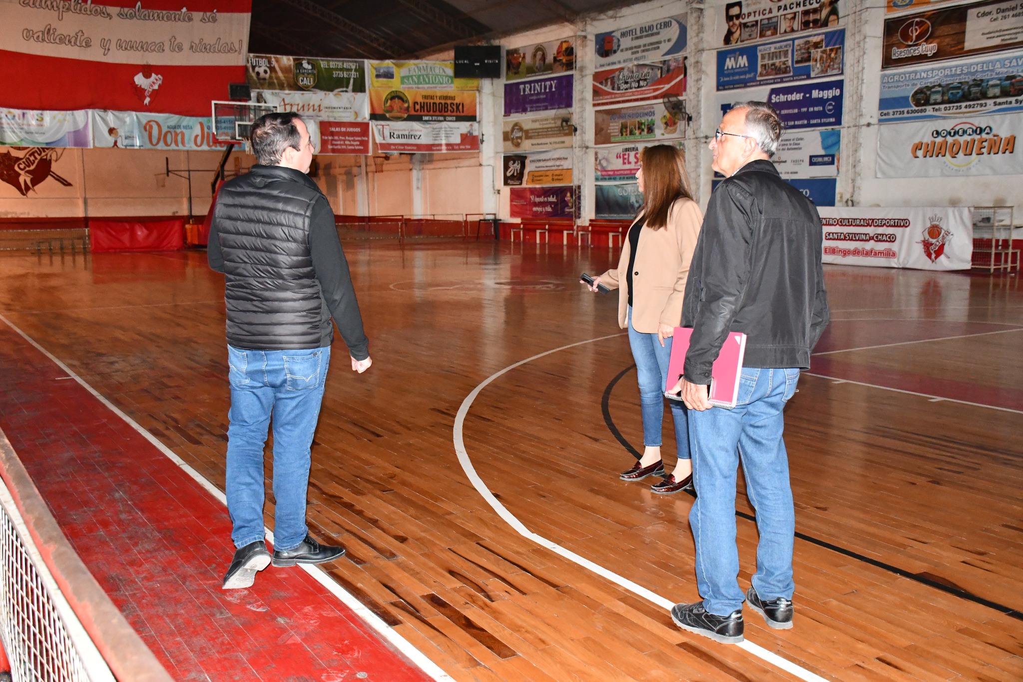 Evalúan nuevas mejoras en el Club Centro Cultural y Deportivo de Santa Sylvina