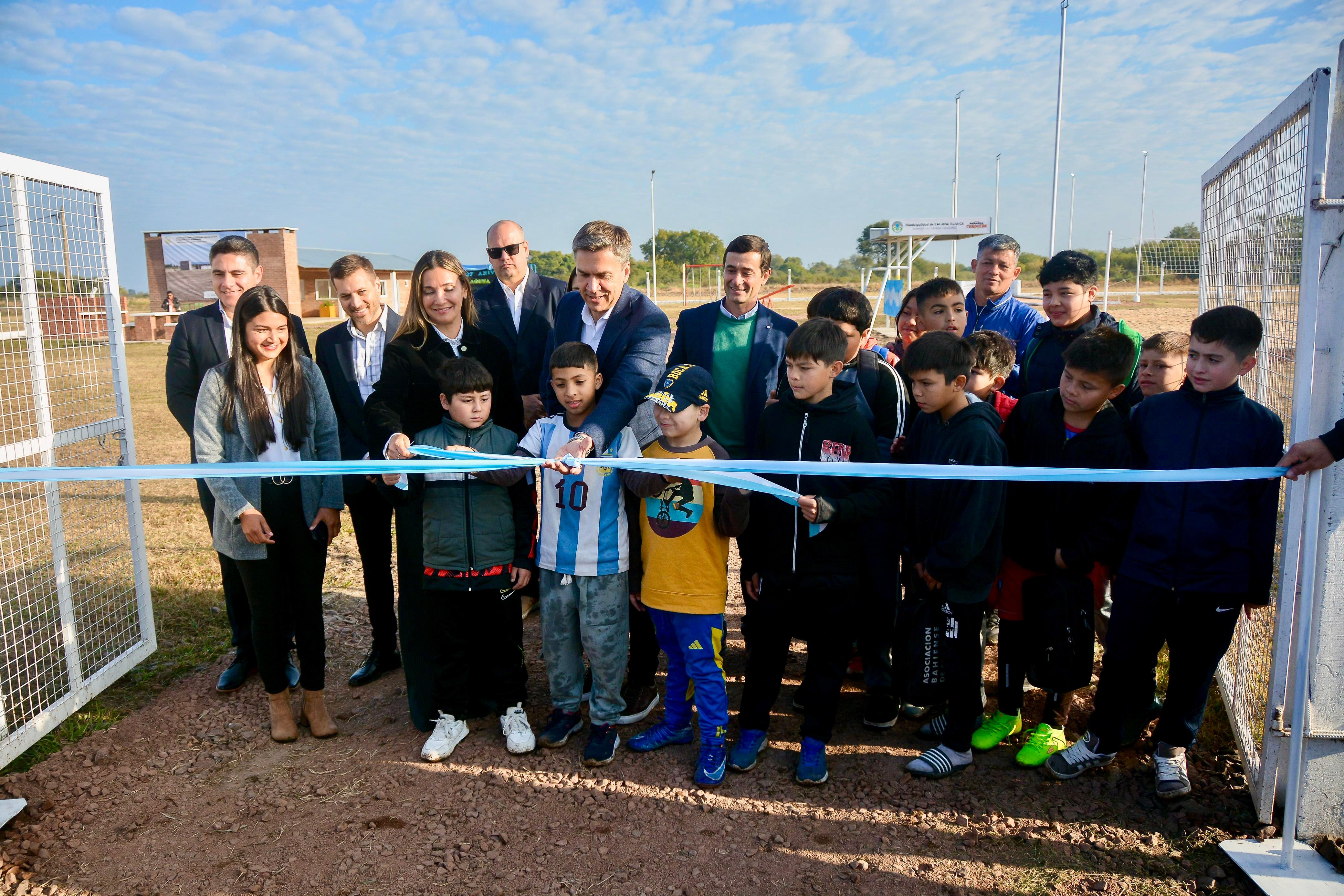 *CON INAUGURACIÓN DE MÚLTIPLES OBRAS: ZDERO Y PANZARDI CELEBRARON UN NUEVO ANIVERSARIO DE LAGUNA BLANCA