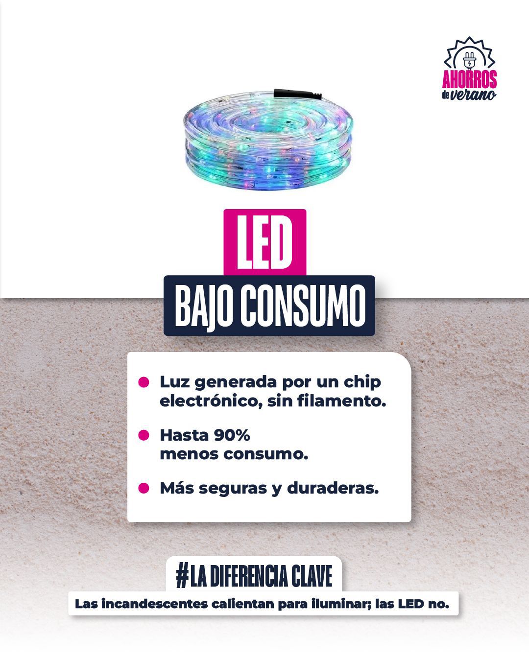 *FIESTAS CON AHORRO ENERGÉTICO: EL USO DE LED REDUCE HASTA UN 90% EL CONSUMO*