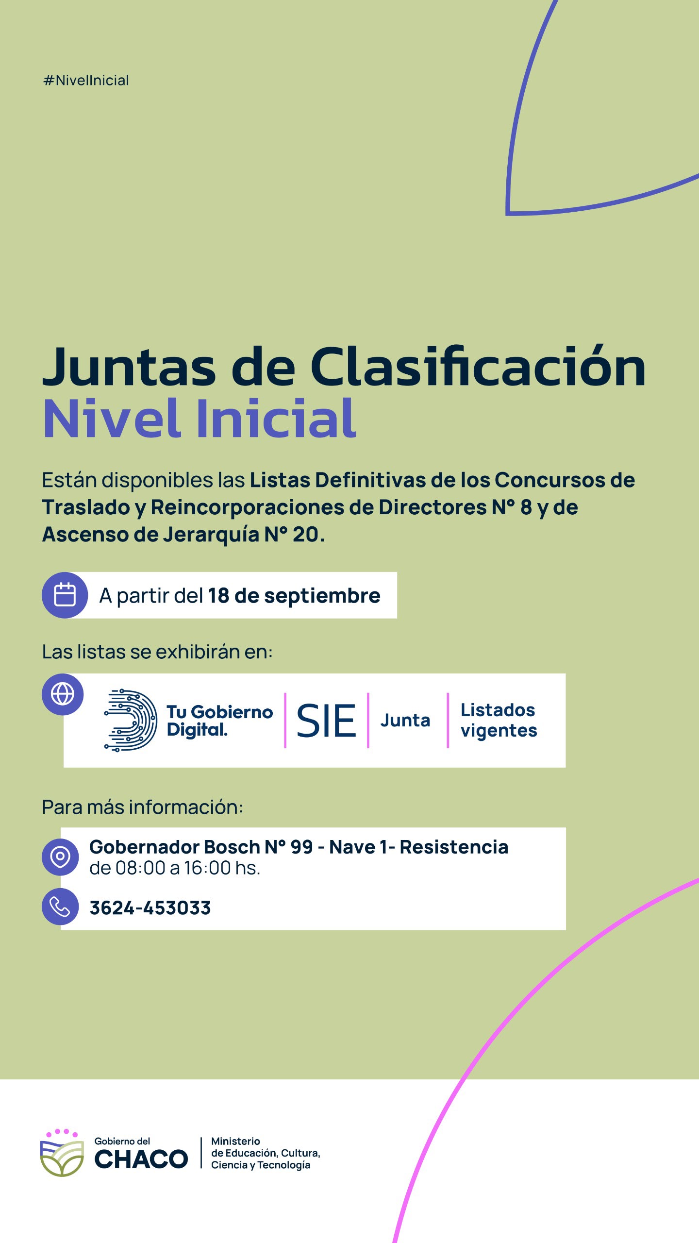 *NIVEL INICIAL: EDUCACI&Oacute;N PUBLIC&Oacute; LAS LISTAS DEFINITIVAS DE LOS CONCURSOS DOCENTES*