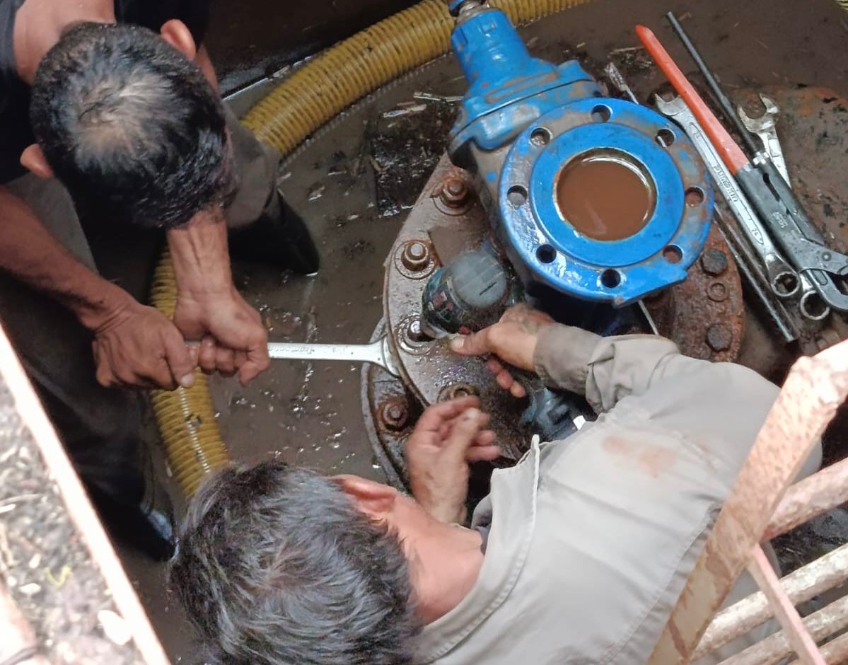 *SAMEEP REPAR&Oacute; EL ACUEDUCTO NORTE Y EL SERVICIO DE AGUA SE NORMALIZA PROGRESIVAMENTE*