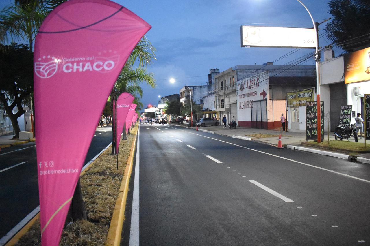 *RESISTENCIA: ZDERO INAUGURÓ LAS OBRAS DEL TRAMO II DE LA AVENIDA 25 DE MAYO*