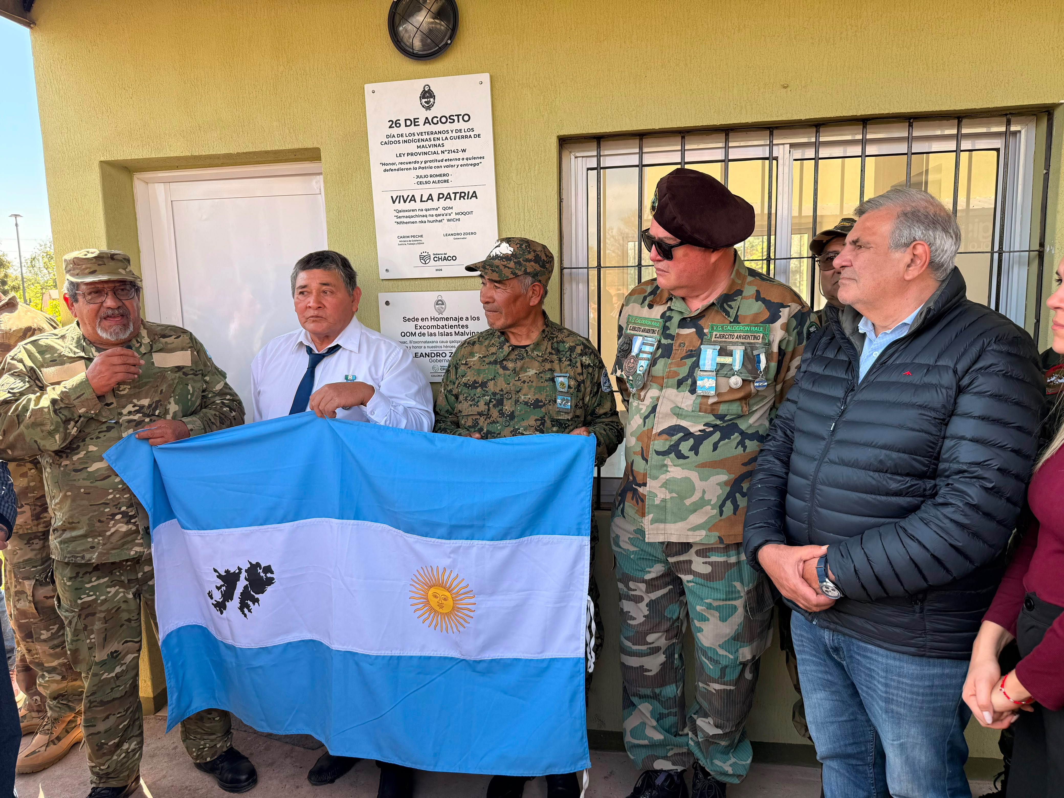 *MALVINAS: EL GOBIERNO PROVINCIAL HOMENAJE&Oacute; A LOS VETERANOS Y CA&Iacute;DOS DE PUEBLOS ORIGINARIOS*