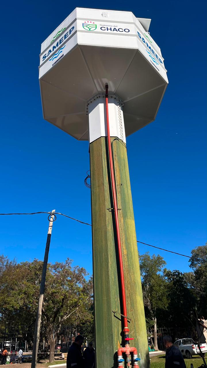 *DE CARA A LA BIENAL 2026, SAMEEP INSTAL&Oacute; UN NUEVO TANQUE PARA GARANTIZAR EL SUMINISTRO DE AGUA EN EL DOMO DEL CENTENARIO*